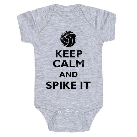 Keep Calm And Spike It Baby One-Piece