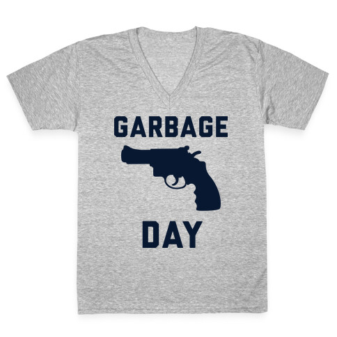 Garbage Day V-Neck Tee Shirt