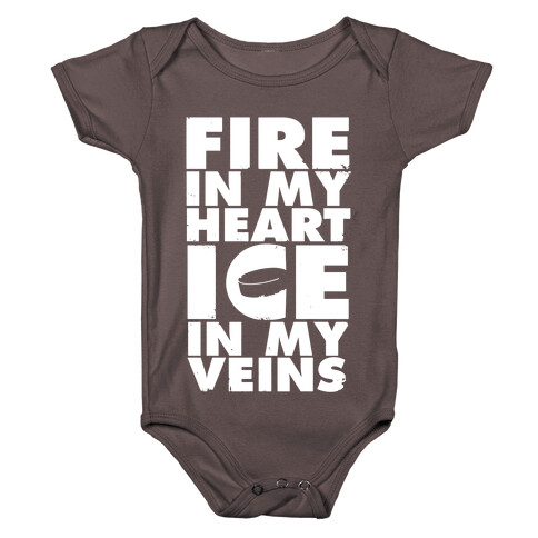 Fire In My Heart, Ice In My Veins Baby One-Piece