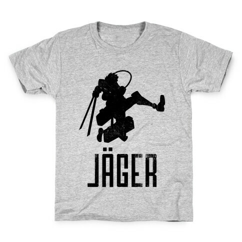Eren Jaeger Silhouette (Vintage) Kids T-Shirt