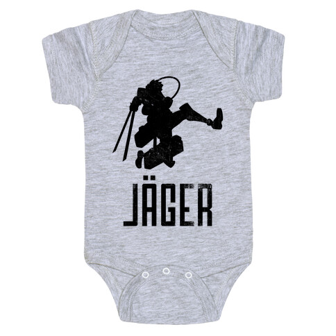 Eren Jaeger Silhouette (Vintage) Baby One-Piece