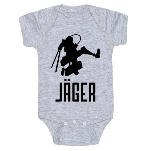 Eren Jaeger Silhouette Baby One-Piece