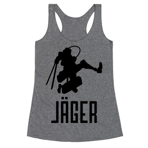 Eren Jaeger Silhouette Racerback Tank Top