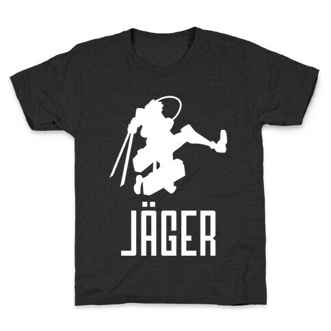 Eren Jaeger Silhouette Kids T-Shirt
