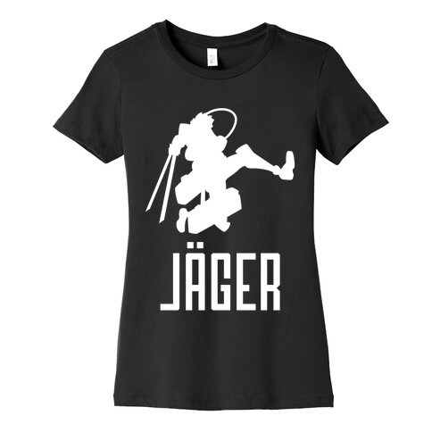 Eren Jaeger Silhouette Womens T-Shirt