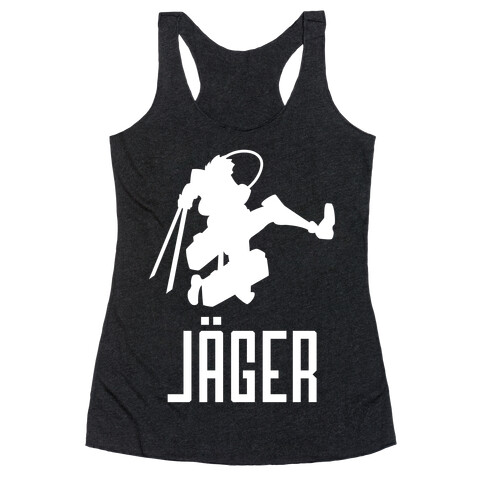 Eren Jaeger Silhouette Racerback Tank Top