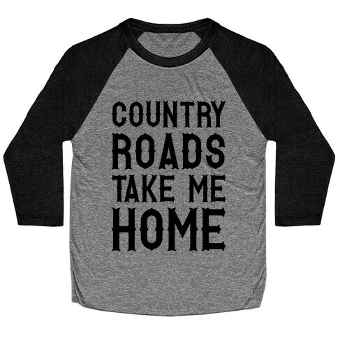 Country Roads Baseball Tee