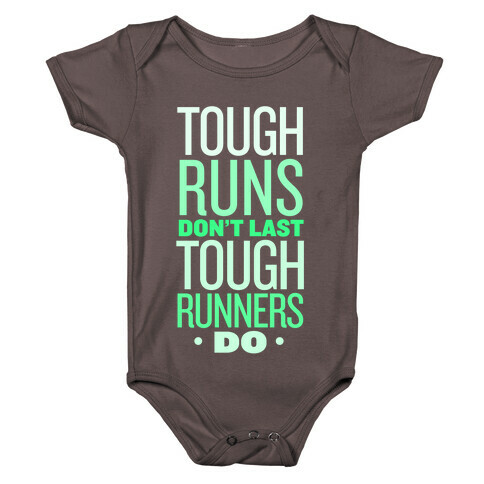 Tough Runners (Green) Baby One-Piece