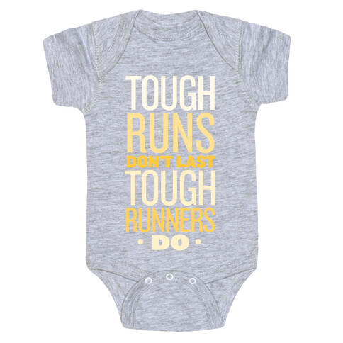 Tough Runners (Gold) Baby One-Piece