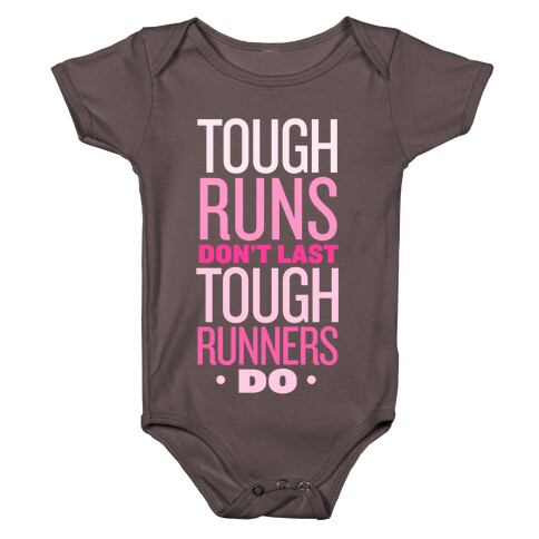 Tough Runners (Pink) Baby One-Piece
