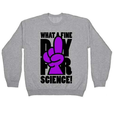 What A Fine Day For Science Pullover