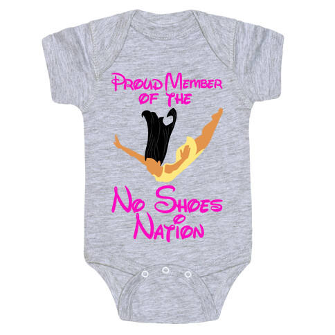 Proud Member of The No Shoes Nation (Pocahontas) Baby One-Piece