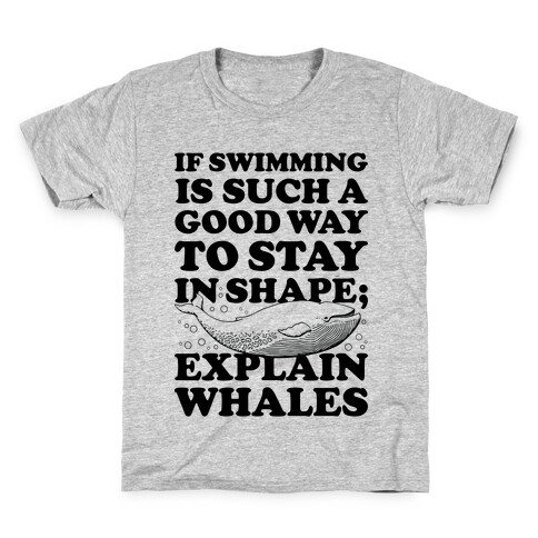 Explain Whales Kids T-Shirt