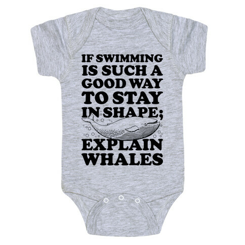 Explain Whales Baby One-Piece