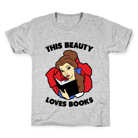 This Beauty Loves Books Kids T-Shirt