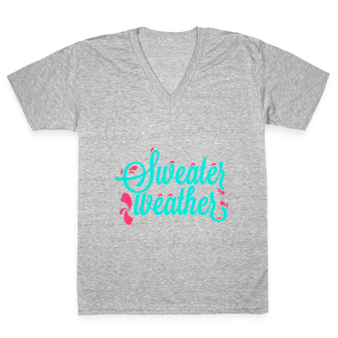 Sweater Weather V-Neck Tee Shirt