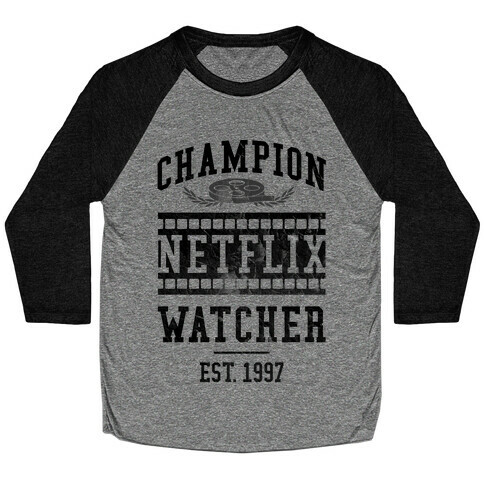 Champion Netflix Watcher Baseball Tee