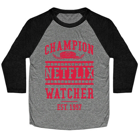 Champion Netflix Watcher Baseball Tee