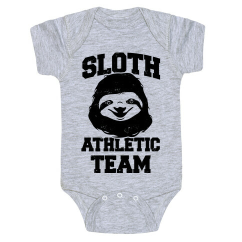 Sloth Athletic Team Baby One-Piece
