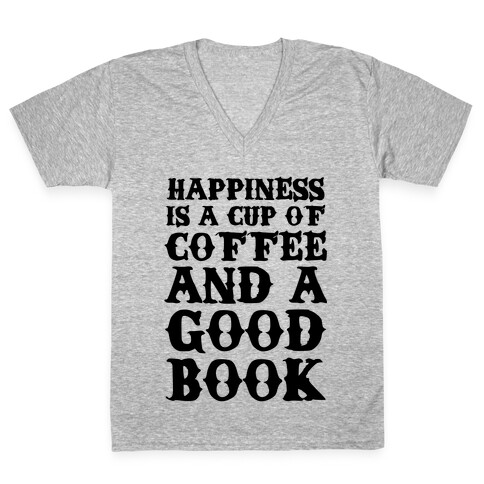 Happiness Definition V-Neck Tee Shirt