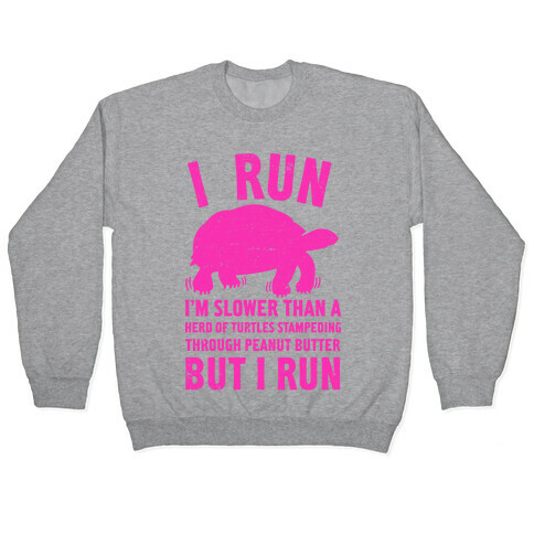 I Run Slower Than A Herd Of Turtles Pullover
