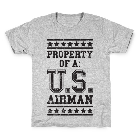 Property Of A U.S. Airman Kids T-Shirt