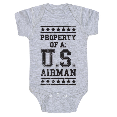 Property Of A U.S. Airman Baby One-Piece