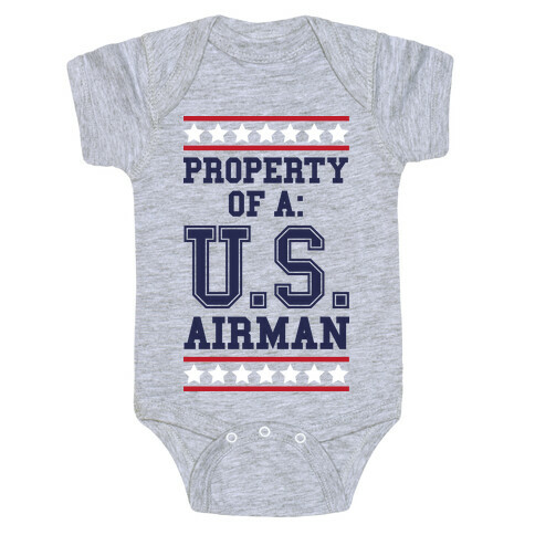 Property Of A U.S. Airman Baby One-Piece