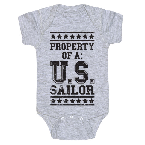 Property Of A U.S. Sailor Baby One-Piece