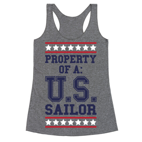 Property Of A U.S. Sailor Racerback Tank Top