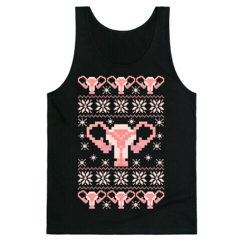 Uterus Sweater Pattern Tank Top