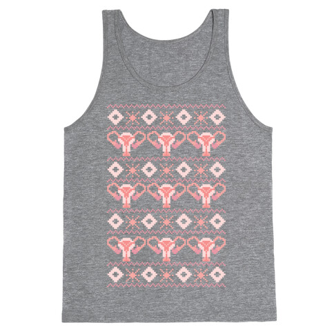 Cuterus Uterus Pattern Tank Top