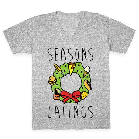 Season's Eatings V-Neck Tee Shirt