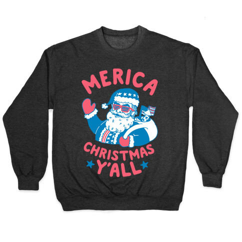Merica Christmas Y'all Pullover