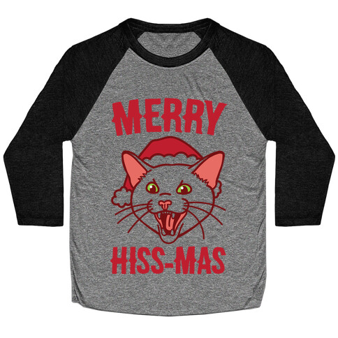 Merry Hiss-mas Baseball Tee