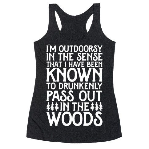 Outdoorsy Racerback Tank Top