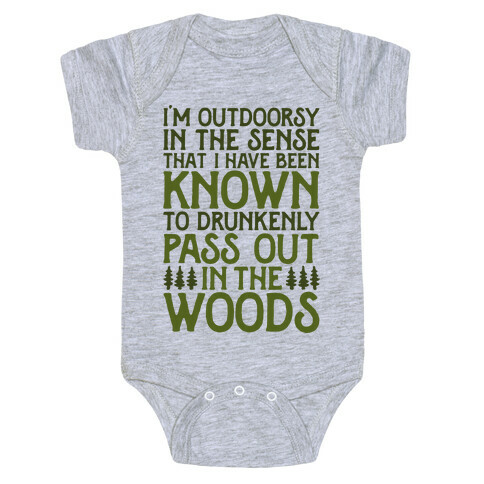 Outdoorsy Baby One-Piece