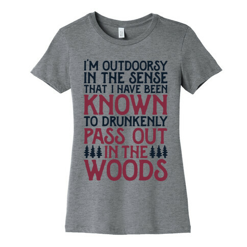 Outdoorsy Womens T-Shirt