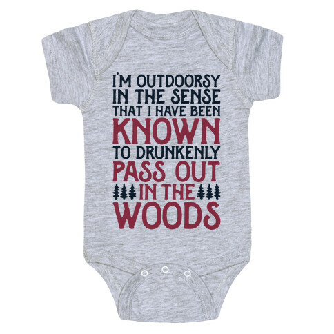 Outdoorsy Baby One-Piece