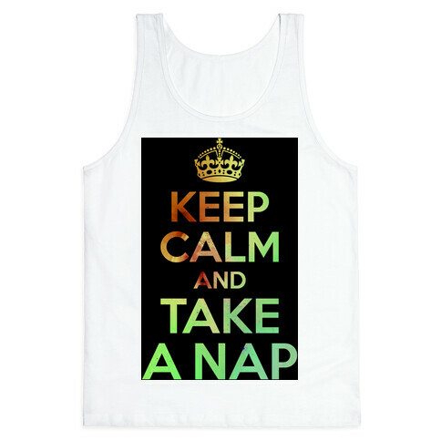 Keep Calm And Take A Nap Tank Top