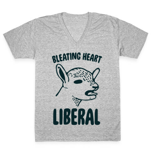 Bleating Heart Liberal V-Neck Tee Shirt