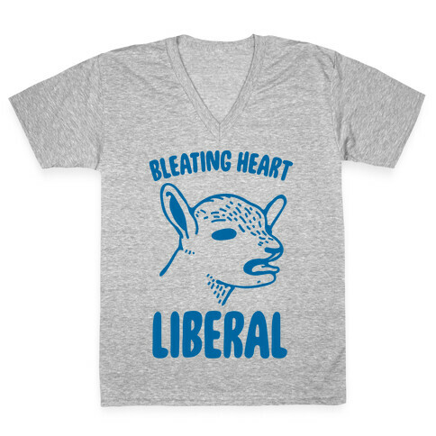 Bleating Heart Liberal V-Neck Tee Shirt