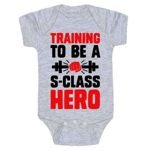 Training to be a S-Class Hero Baby One-Piece