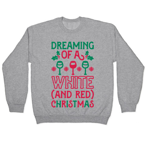 Dreaming Of A White (And Red) Christmas Pullover