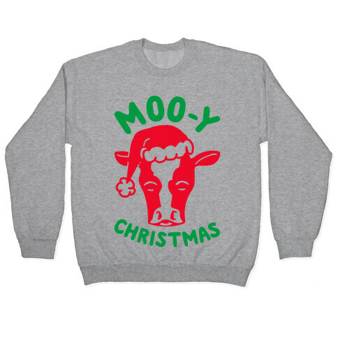 Moo-y Christmas  Pullover