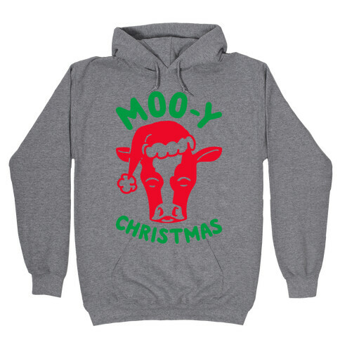 Moo-y Christmas  Hooded Sweatshirt