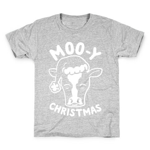 Moo-y Christmas  Kids T-Shirt