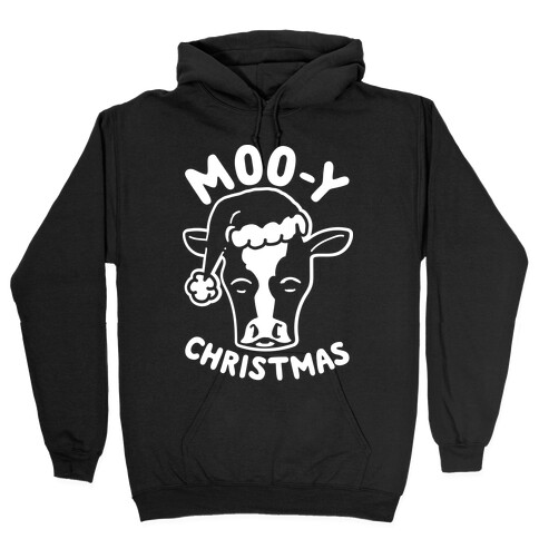 Moo-y Christmas  Hooded Sweatshirt