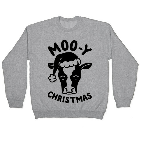 Moo-y Christmas  Pullover
