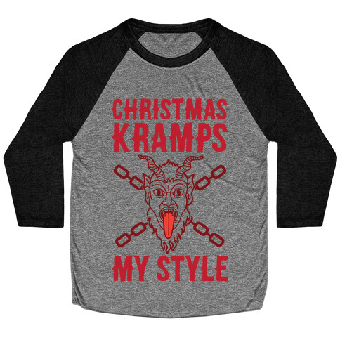 Christmas Kramps My Style Baseball Tee